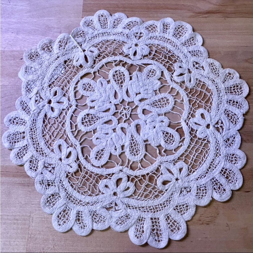 Elegant White Lace Doily